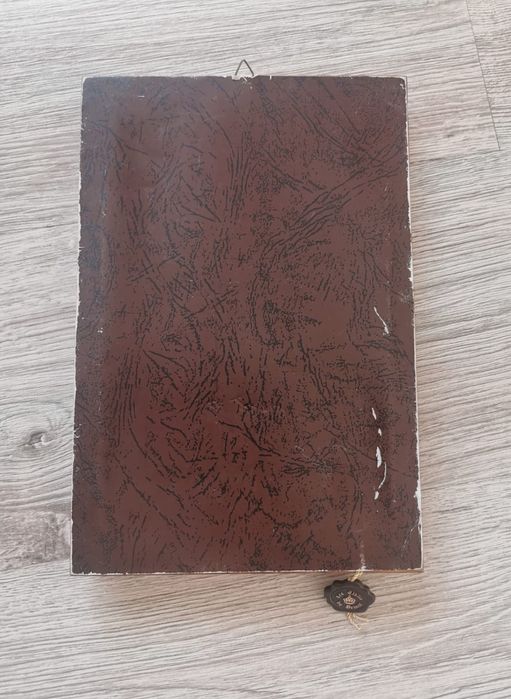 Антикварни колекционерски картини барелеф калай авторски подписан 2бр.