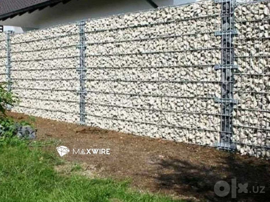 Листавой габион Тош сетка Оцинкованная Listavoy Gabion Tosh setka