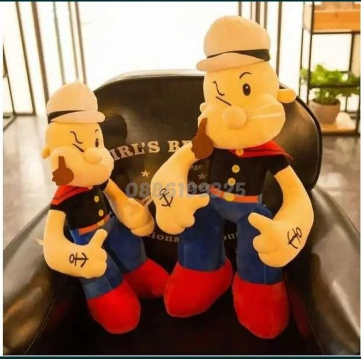 Плюшена играчка Попай Моряка Popeye, 70см