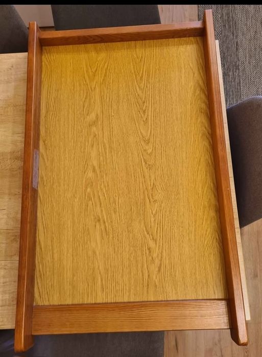 Masa de infasat din lemn atasabila la patut bebe Vintage