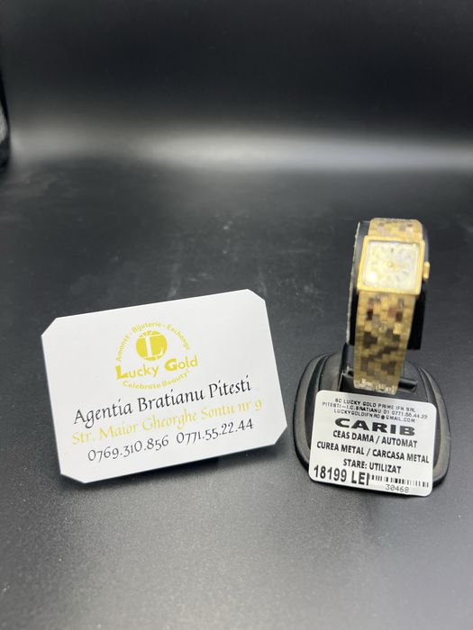 Ceas aur Carib 14k  30,05 gr cod 30468