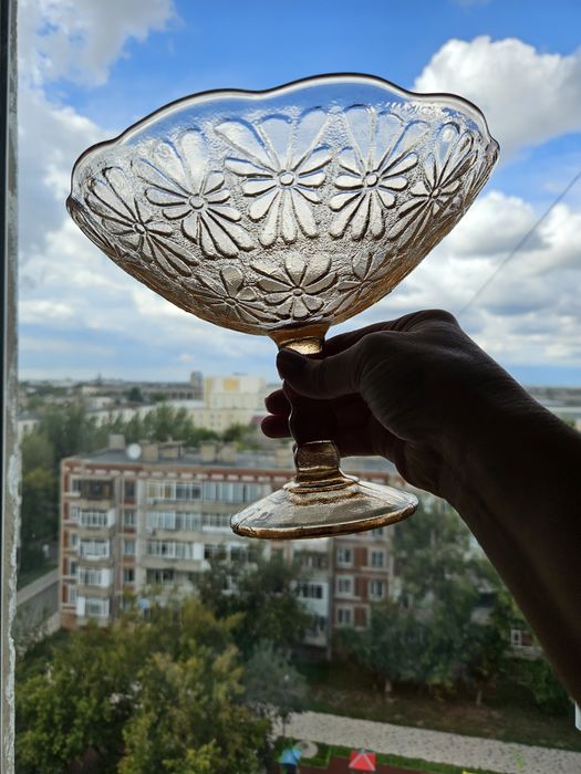 Вазочки, цветное стекло, СССР