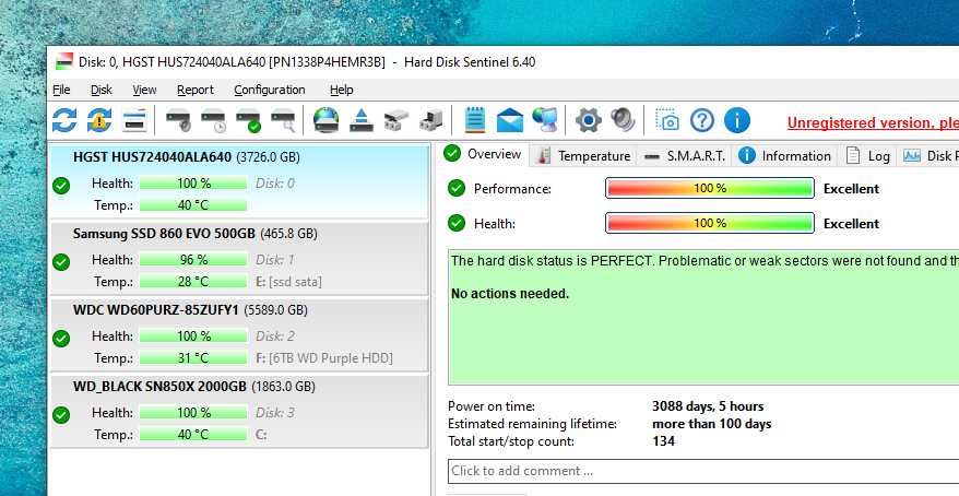 Hard disk 4 TB 7200rpm