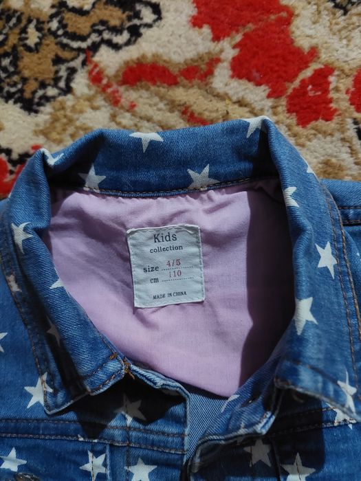 Детская джинсовая жилетка