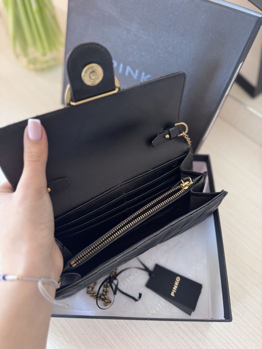 Pinko Love Bag One Wallet Chevron