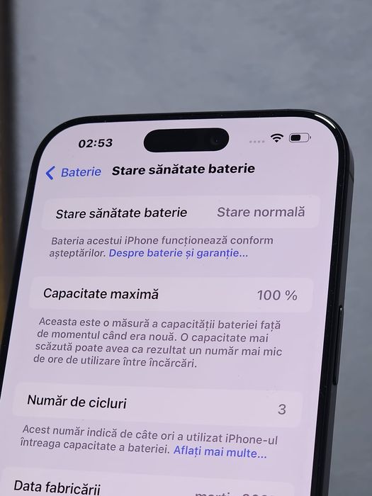 IPHONE 16 PRO MAX NOU Liber de rețea România Orange