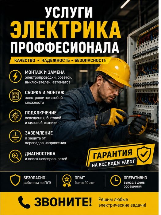 Услуги электрика