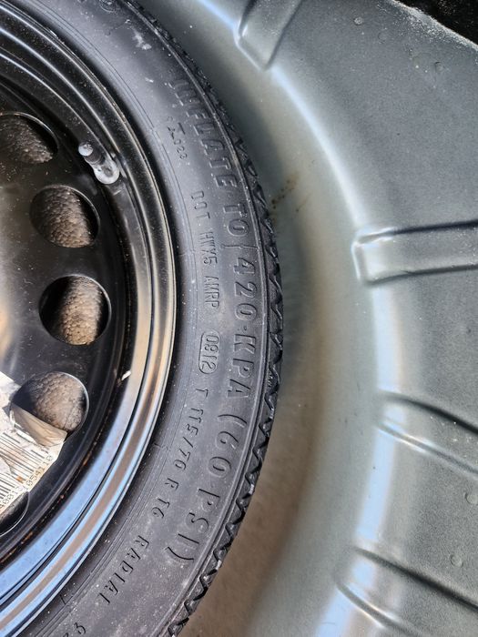 Roată rezerva slim cu tot chitul pentru gama  opel astra