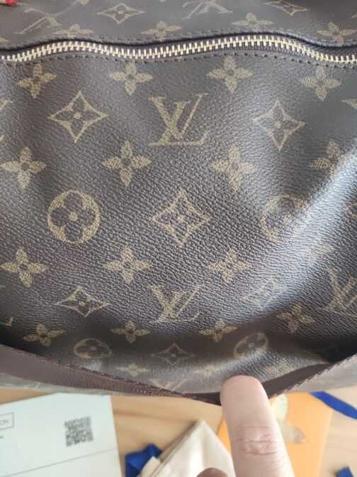 In stoc voiaj, geanta sport piele Louis Vuitton 1109.7