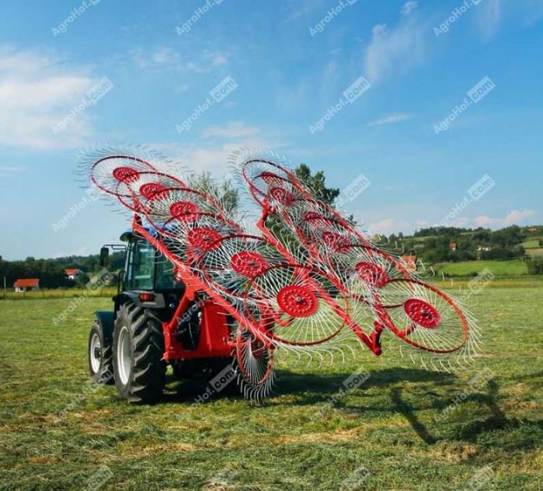 Wheel Rake - „Sun” duplex (5-8 m), 9-13 roți / FPM-DSS