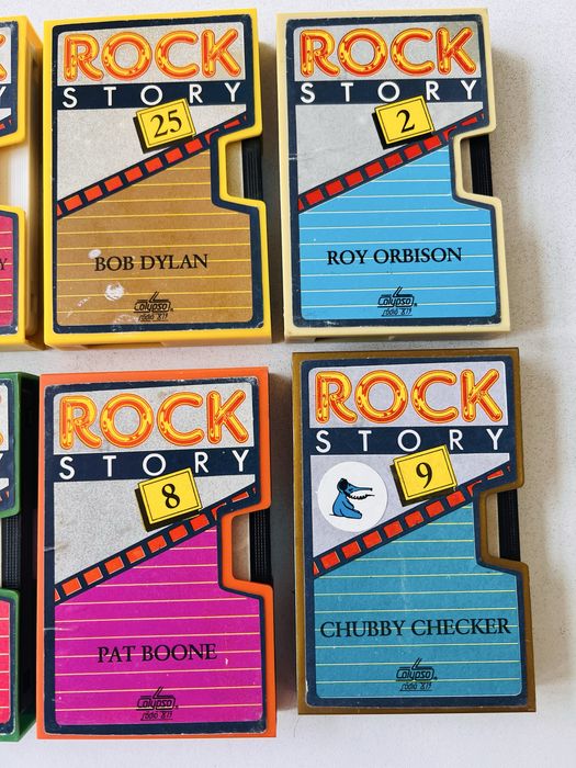 Casete audio din celebra serie Rock Story