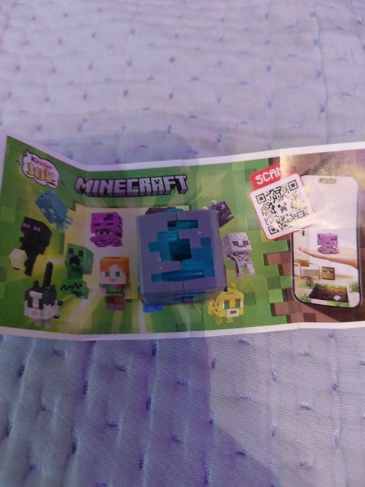 Фигурки майнкрафт от kinder joy оригинал