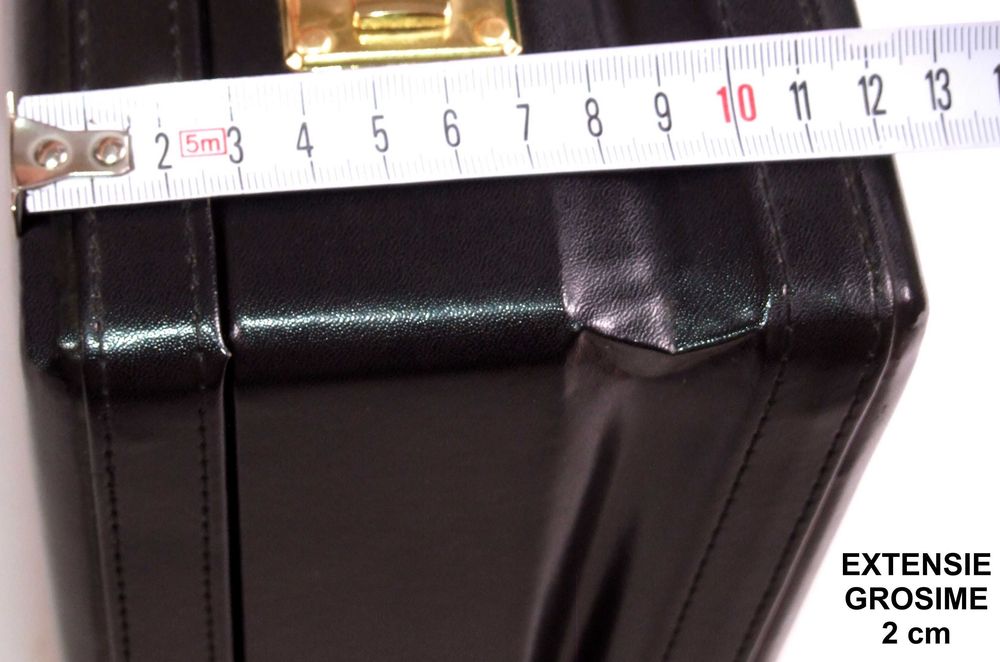Geanta diplomat VIP cu cifru, extensibila, Made in Germany, NOUA