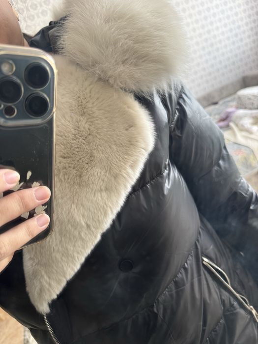 Зимний пуховик натуралка