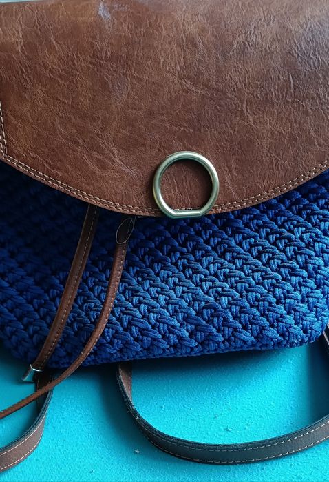 Дамска плетена чанта