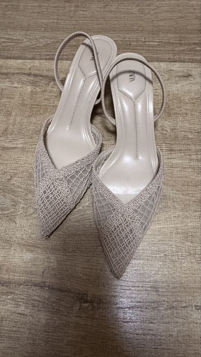 Zara туфли-мюли 38,5-39рр