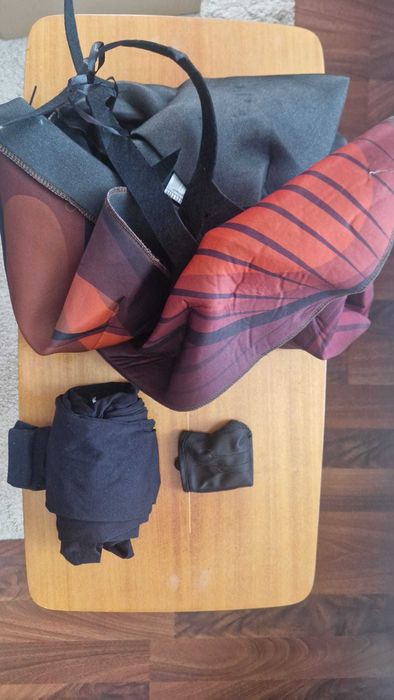 Costum gandac Halloween + Body Negru + Manusi