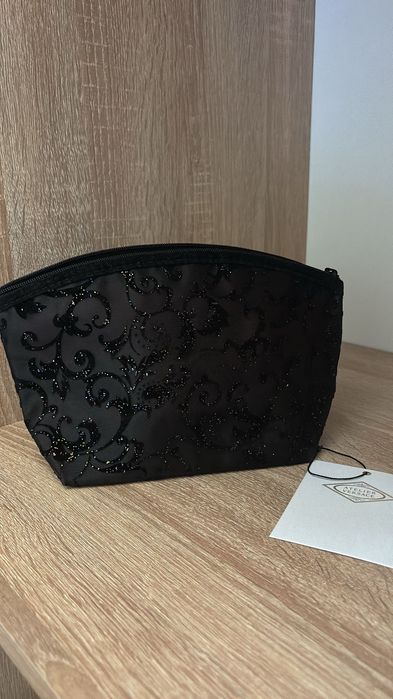 Portfard gentuța elegant cu particule sclipitoare Versace Atelier NOU