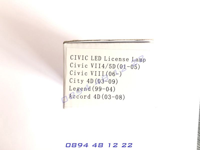 LED Плафони Honda Accord Civic Acura Заден Номер ЛЕД Диодни Светлини