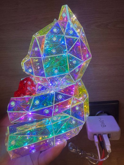 Мечета и зайчета от рози, мечета с LED лампички светещи