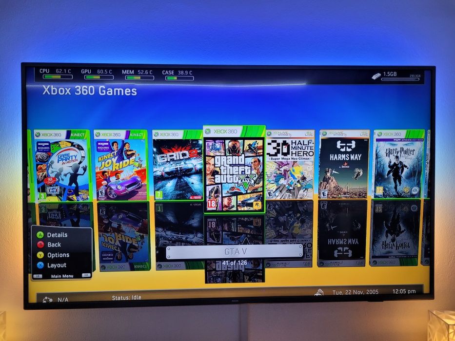 Xbox 360 Slim 80 Jocuri Kinect cu Miscare Cadoul Perfect pt. Copii