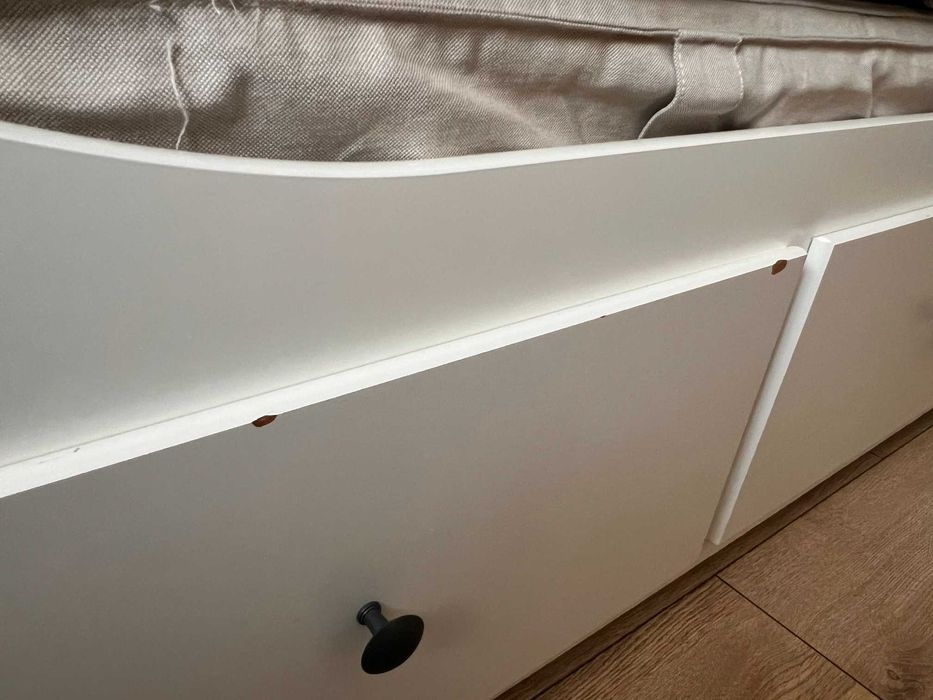 IKEA HEMNES кушетка с 3 чекмеджета + 2 матрака VANNAREID 80x200
