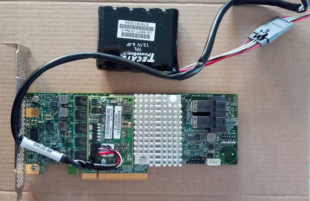 RAID контролер SuperO AOC-S3108L-H8iR 2G cache RAID 0,1,5,6,JBOD 9361