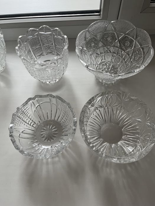 Хрустальные вазы, советский хрусталь
