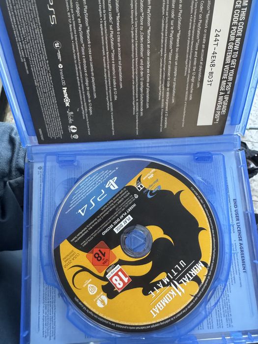 Диск на ПС 4. Mortol Kombat 11 ultimate