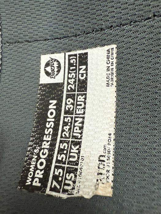 boots burton progression mondo 24,5 europa 39