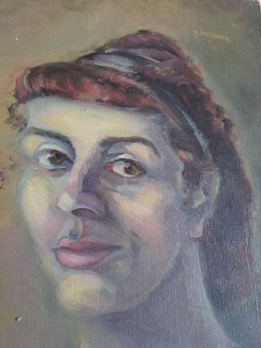 tablou pictura veche romaneasca semnata datata