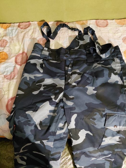 Бушлат с брюками синий и рубашки