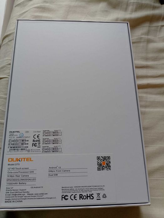 Tableta Oukitel OT5,4G,12inch,36GB RAM(12+24) 256GB,11000mAh,nouă