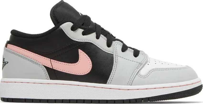 Air Jordan 1 Low Black Grey Pink (GS)
