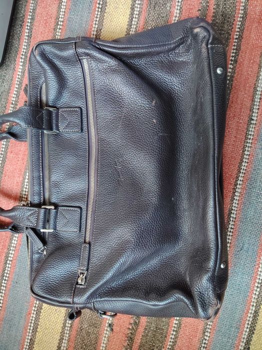 Сумка кожанная и для документов  ноутбука