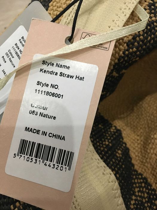 NWT Becksöndergaard Kendra Straw Hat капела