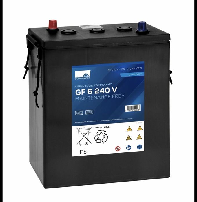 Baterii sistem solar gel