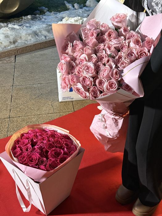 Букет цветы 51 роз