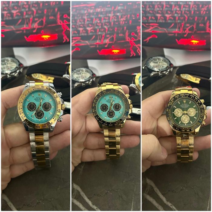 Ceas Cosmograph model 3 gold verde