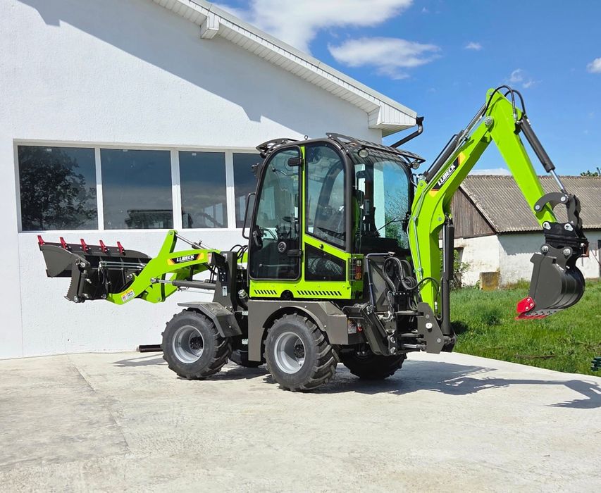 Buldoexcavator marca Lubeck model ALV 3.0 -Leasing/Plata in Rate-Garantie 2 ani NOU