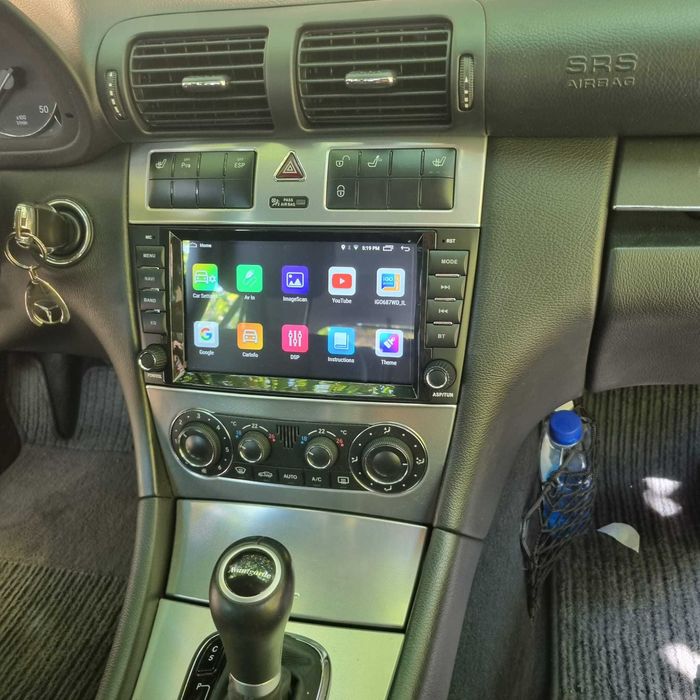Navigatie Android Carplay wireles Mercedes C class w203