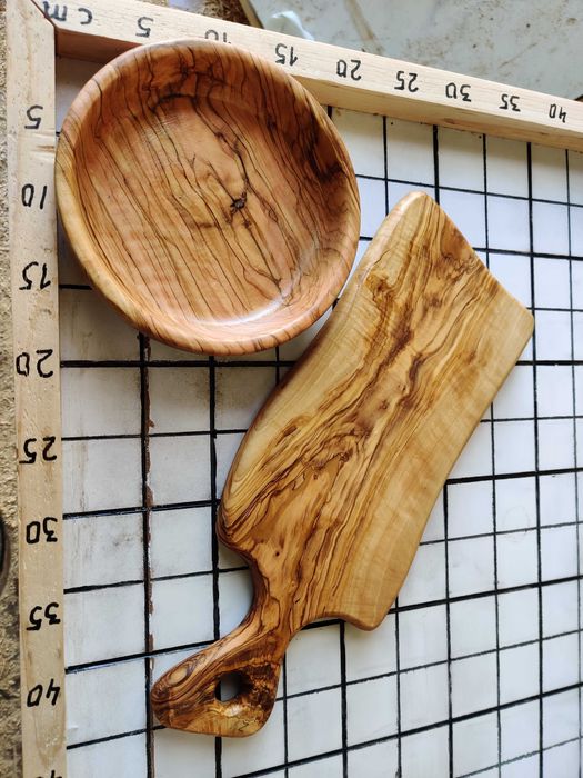 Купи, дъски за сервиране, хаванчета от маслиново дърво