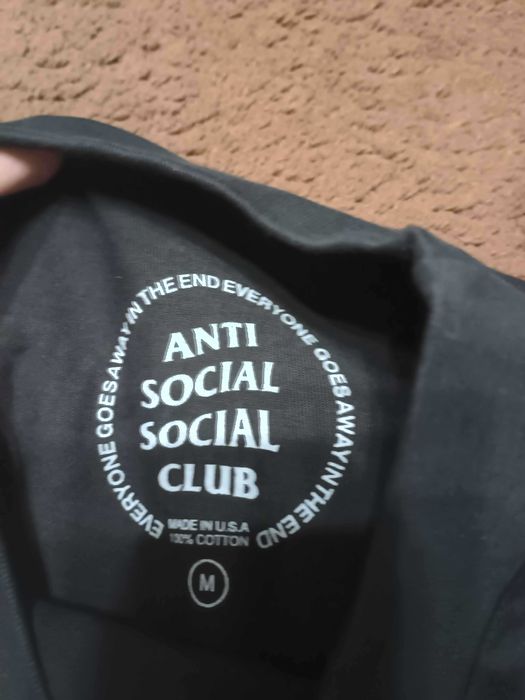 Tricou Anti Social Social Club - "BURN IT DOWN" - Nou cu Etichetă - M