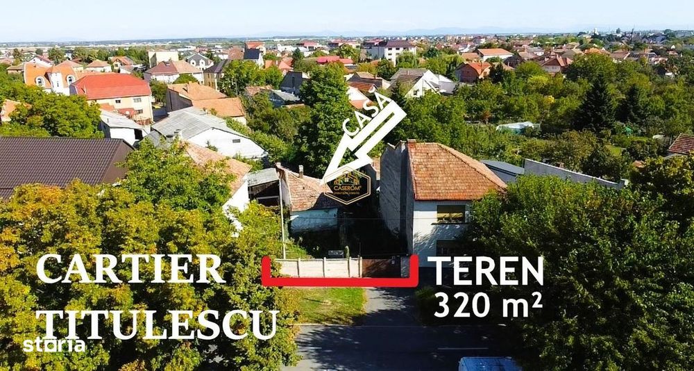 Oportunitate | Teren intravilan 320 m² + casa veche in Titulescu