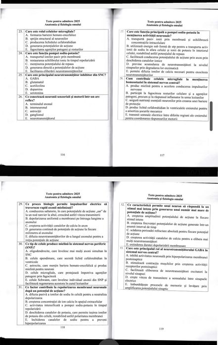 PDF Grile Admitere UMF Iasi 2025 (BIO + CHIMIE)