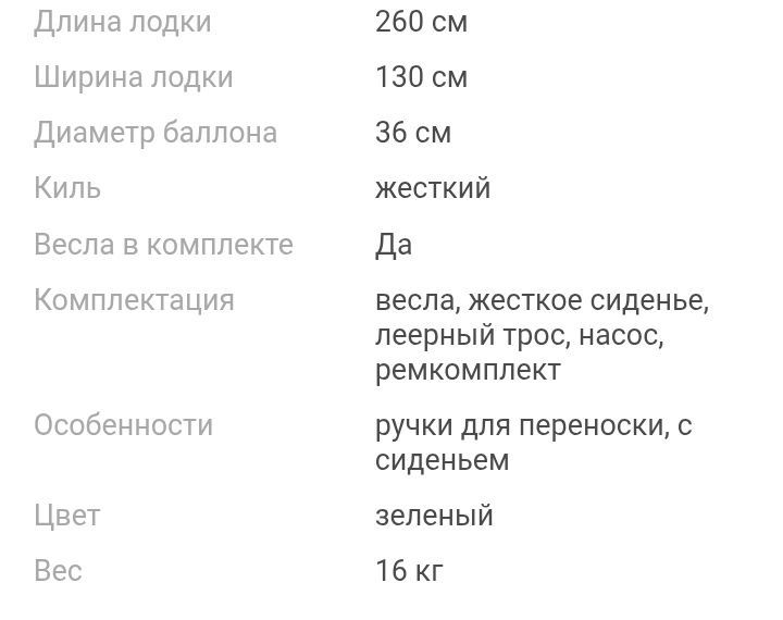 Лодка надувная аквамастер 260