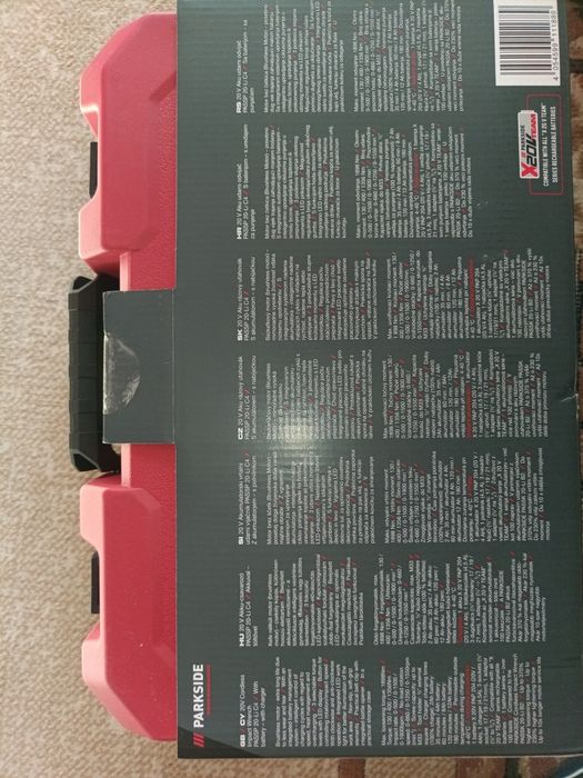 Гайковерт parkside 1898nm чисто нов с бележка и 5г гаранция