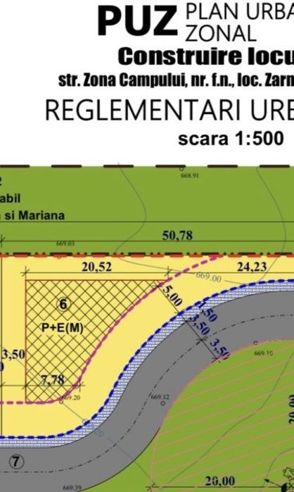 Teren de vanzare, PUZ aprobat curti-constructii