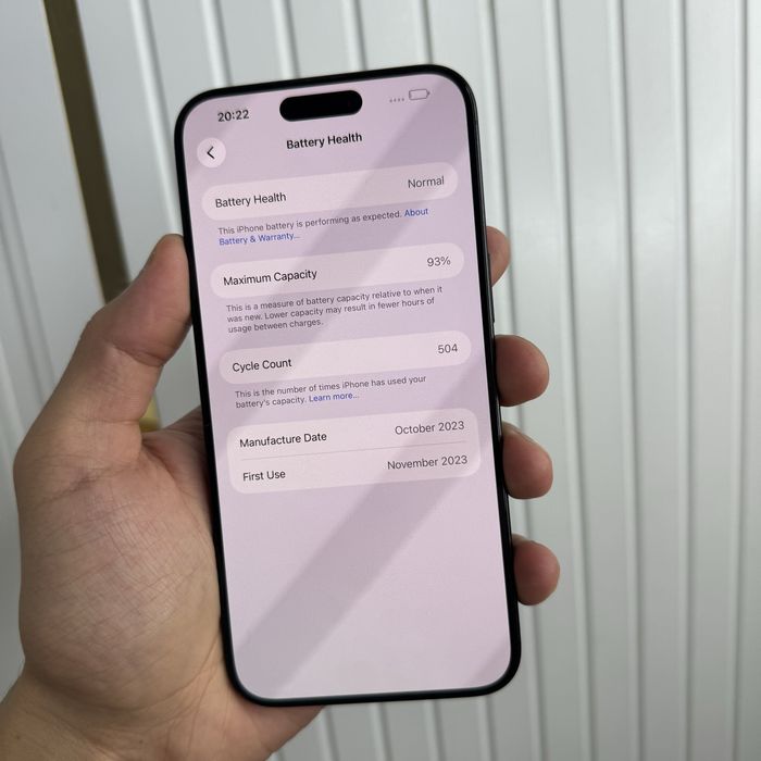 iPhone 15 ProMax 256Gb Black Titanium Akk: 93% Kelwamiz