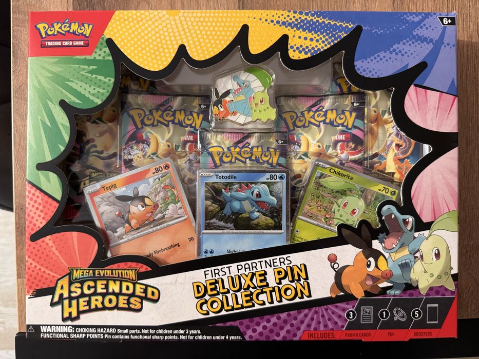 Pokemon TCG Ascended Heroes first partner pin collection